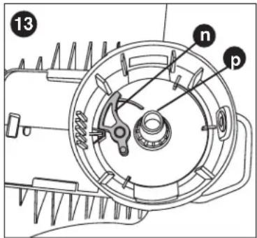 BLACK & DECKER LST220 - REPLACING THE SPOOL (FIGURES 12,13,14) - 2
