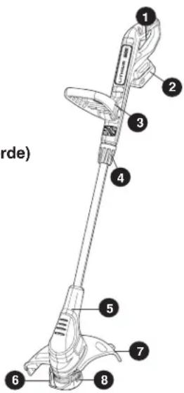 BLACK & DECKER LST220 - COMPONENTES - 1