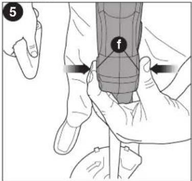 BLACK & DECKER LST220 - ATTACHING THE AUXILIARY HANDLE - 1