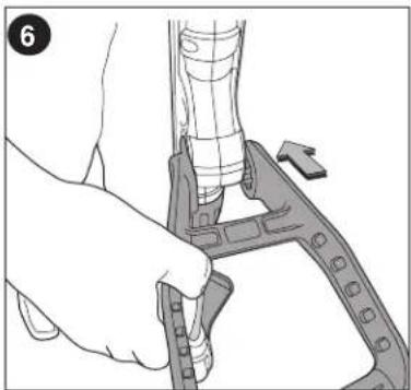 BLACK & DECKER LST220 - ATTACHING THE AUXILIARY HANDLE - 2