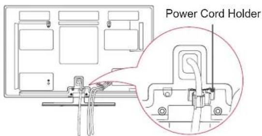 LG 50PM970S - Tidying cables - 1