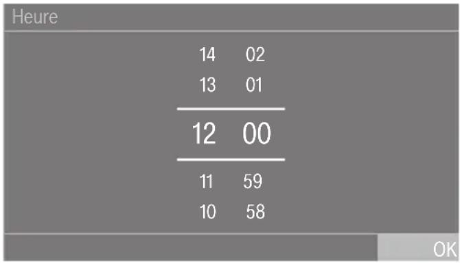 MIELE WTW870 WPM - Réglage des valeurs chiffrées - 1