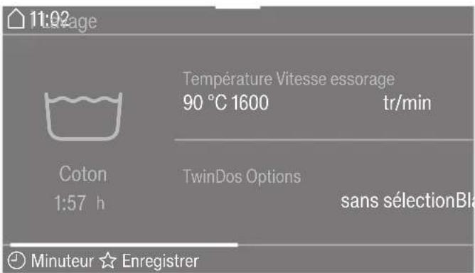 MIELE WTW870 WPM - Démarrer le programme pour le calibrage - 1