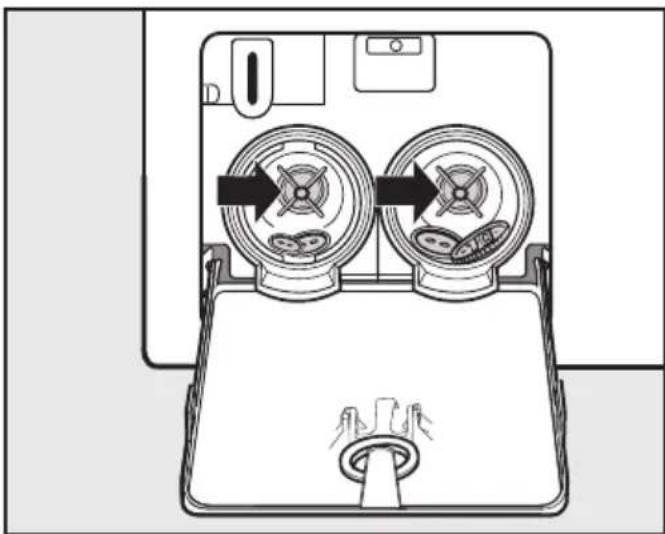 MIELE WTW870 WPM - Nettoyer le filtre de vidange - 1
