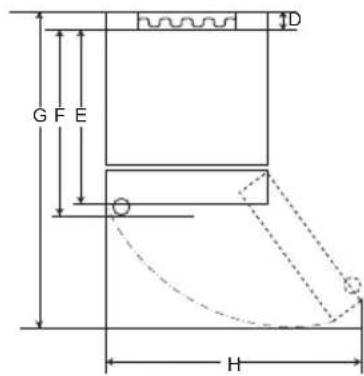 LG GBB61PZFFN - Méretek és hézagok - 3