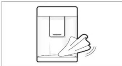 LG GBB61PZFFN - Limpieza del dispenser de agua - 1