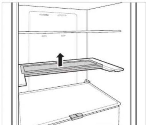 LG GBB61DSJMN - Folding Shelf - 2