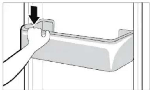 LG GBB61DSJMN - Refitting the Fridge Door Basket - 2