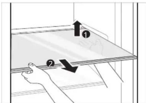LG GBB61DSJMN - Cleaning the Shelf Removing the Fridge Shelf - 1