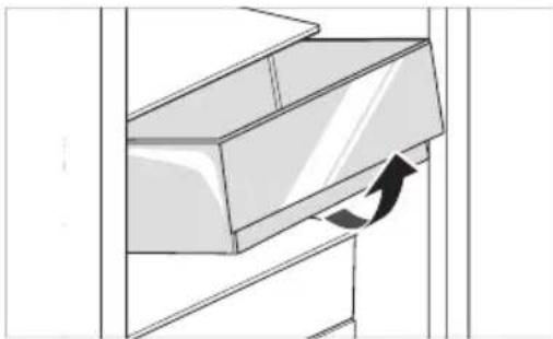 LG GBB61DSJMN - Extracción del cajón de las verduras - 1