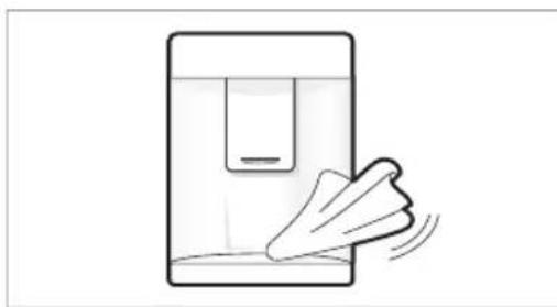 LG GBB61DSJMN - Limpieza del dispenser de agua - 1