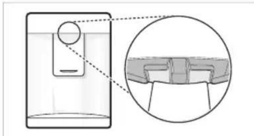 LG GBB61DSJMN - Veden ja jän ulostuloaukon puhdistaminen - 1