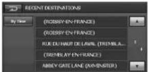 RECENT DESTINATIONS By Time (ROISSY EN-FRANCE) (ROISSY EN-FRANCE) RUE DU HAUF DE LAVAL (TREMILA... (TREMILAY EN-FRANCE) ARBEY GATE LANE (AMMINSTER)
