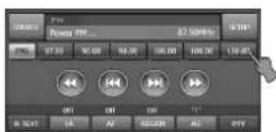 LG LAN9700R - Stockage et rappel des stations - 1