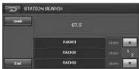 STATION SEARCH Sansk 87.5 RADIUS RADIUS End