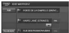 EDIT WAYPOINT A## PORTE DE LA CHAPILLE (SAINT... HAWIS LANE (STAINES) RUE DES POISSON JEOPS