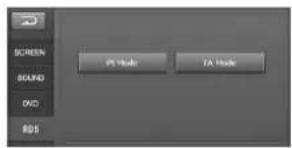 SCREEN SOUND DVD RDS PS Mode EA Mode