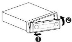LG LACM1500R - Fixation du panneau avant - 1