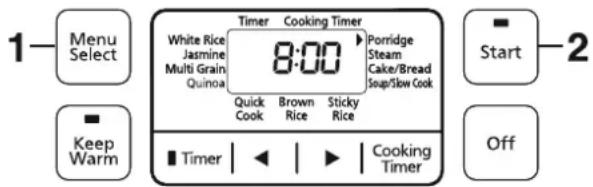PANASONIC SRZX105 - Functions Porridge - 1