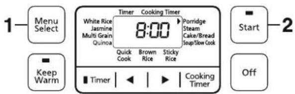 PANASONIC SRZX105 - 功能 稀飯 - 1