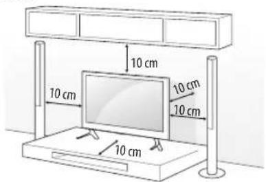 LG 43LF510V - Mounting on a table - 1