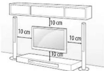 LG 43LF510V - Fixation du support mural - 1