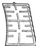 LG LRG3097ST - GRILLES DES BRÛLEURS - 2