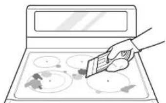 LG LRE3193SW - Burned-On Residue - 1
