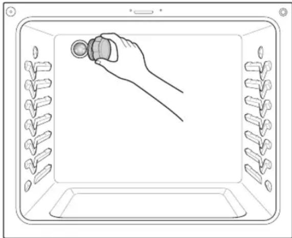 LG LRE3193SW - Remplacement de l'ampoule du four - 1