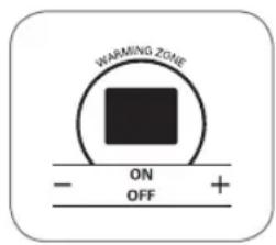 LG LRE3193SW - Turning on the Warming Zone - 2