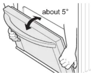 LG LSE4611ST - Removing the Door - 2