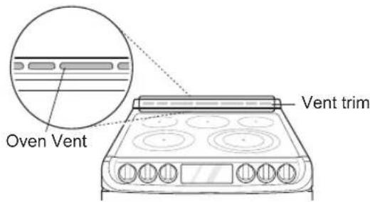 LG LSE4611ST - Oven Vent - 1