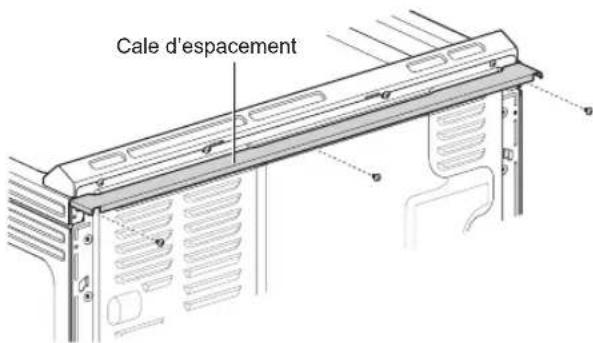 LG LSE4611ST - Installation de la cale d'espacement arrière - 2