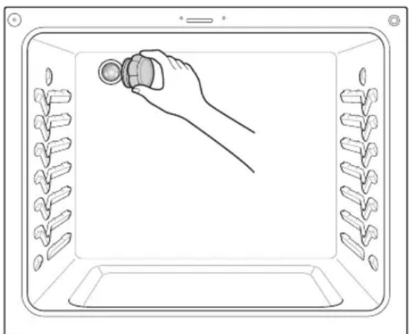 LG LSE4611ST - Remplacement de la lampe du four - 1