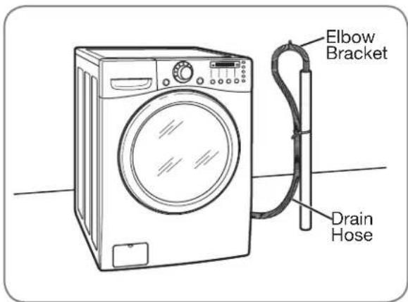 LG WM3360HVCA - CONNECTING THE DRAIN LINE - 3