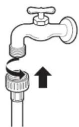 LG WM3360HVCA - CONNECTING THE WATER LINES - 2