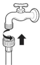 LG WM3360HVCA - RACCORDEMENT DES CONDUITES D'EAU - 2