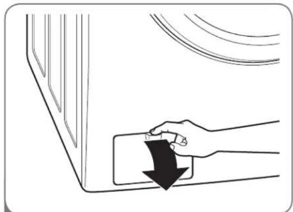 LG WM3360HVCA - Nettoyer le filtre de la pompe de vidange - 1