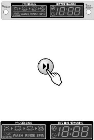 LG WM3360HVCA - G CYCLE SETTING BUTTONS - 2