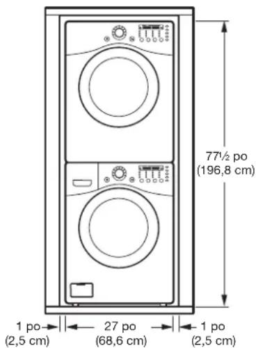 LG WM3360HVCA - PIÉDESTAL OU TROUSSE D'EMPILAGE EN OPTION - 2