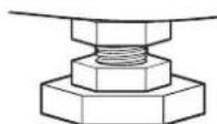 LG WM3360HVCA - LEVELING THE WASHER - 5