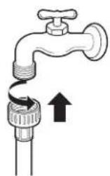 LG WM3360HVCA - CONEXIÓN DE LAS TUBERÍAS DE AGUA - 2