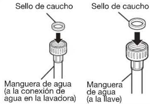 LG WM3360HVCA - CONEXIÓN DE LAS TUBERÍAS DE AGUA - 1