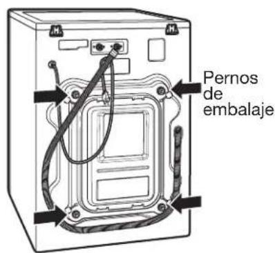 LG WM3360HVCA - DESEMBALAJE Y RETIRO DE LOS PERNOS DE EMBALAJE - 2