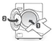 LG WM3090CW - WARNING - 1