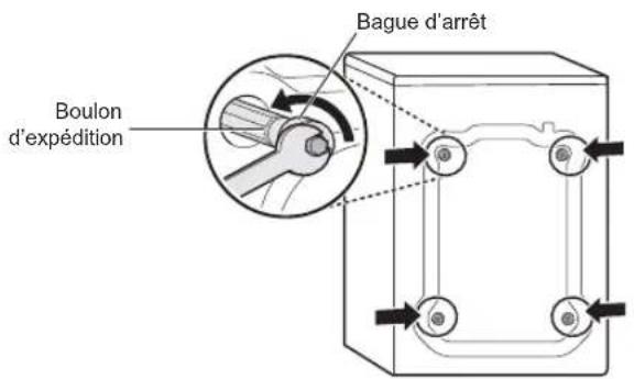 LG WM3090CW - Retirez les assemblages de boulons. - 1