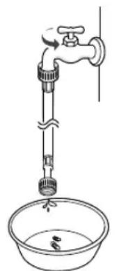 LG WM3090CW - Flush out the inlet hoses. - 1