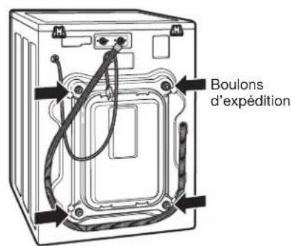 LG WM2150HS - débaLLage et retrait des bouLons d'eXpédition - 2