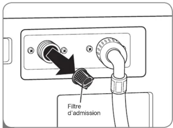 LG WM2150HS - Nettoyage des filtrés d'admission d'eau - 2