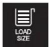 LG WM2150HS - L'icône LOAD SIZE(charge) : - 2